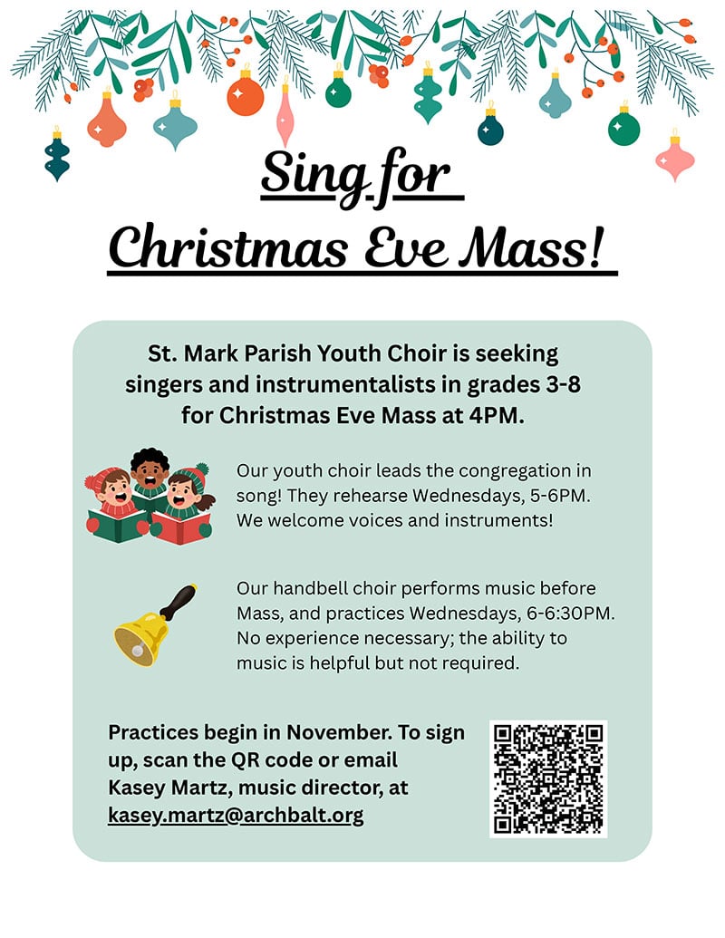 Youth Choir Christmas 2025 Flyer